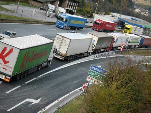 Stau am Brenner (Foto: Martin Putz)