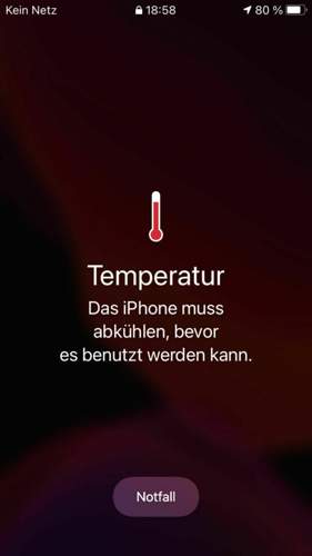 Temperatur iPhone