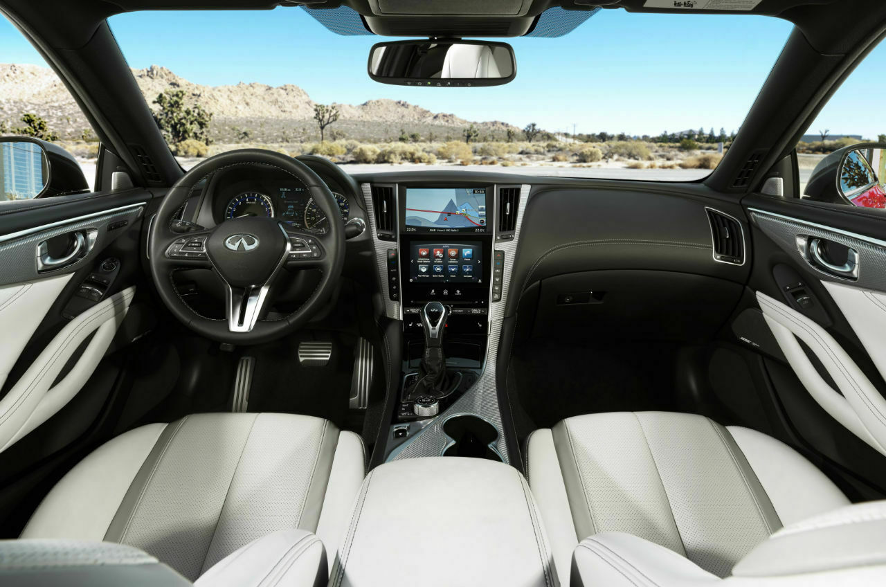 Der Innenraum des neuen Infiniti Q60