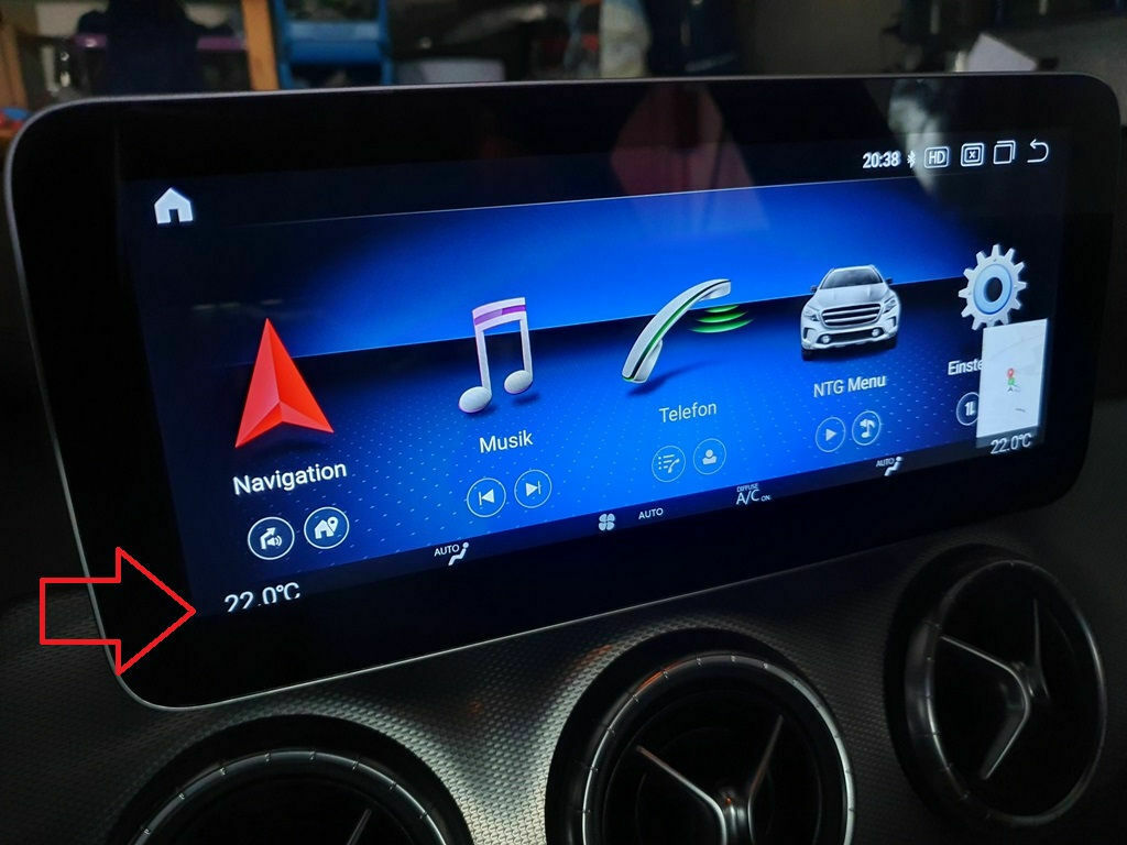 Infos und Bilder zum 10,25 Zoll Nachrüstdisplay