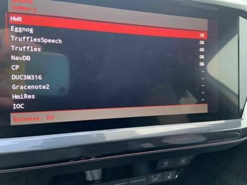 Update Ergebnis