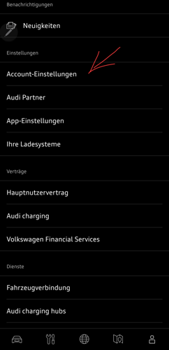 MyAudi Einwilligungserklärung