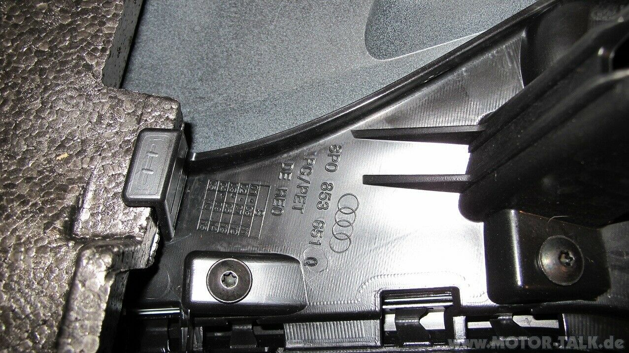 Infos zur Umrüstung und Teilenummern von A3-Front Modell 2009 auf S3-Front Modell 2009