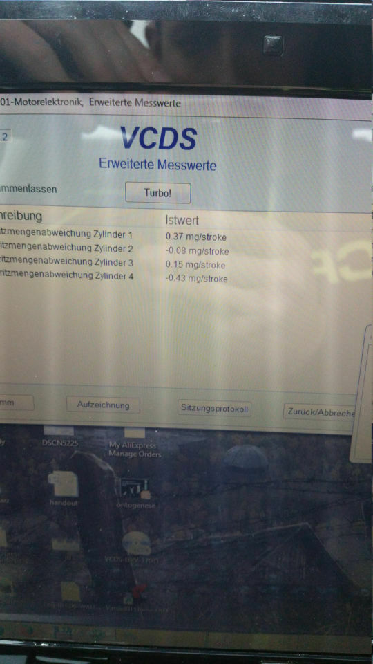 Injektoren prüfen mit VCDS