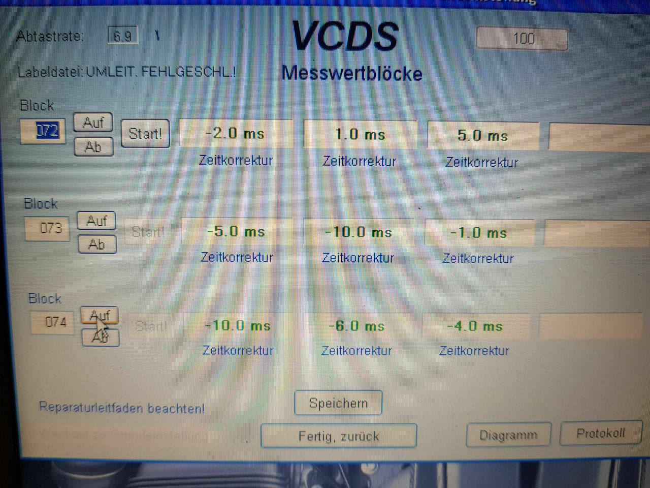 Injektorenprobleme Facelift ab 10/2008 3.0 TDI / 240PS (176 KW)