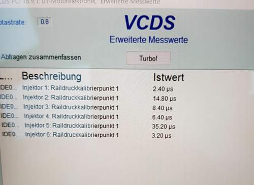 Raildruckkalibrierpunkt 1