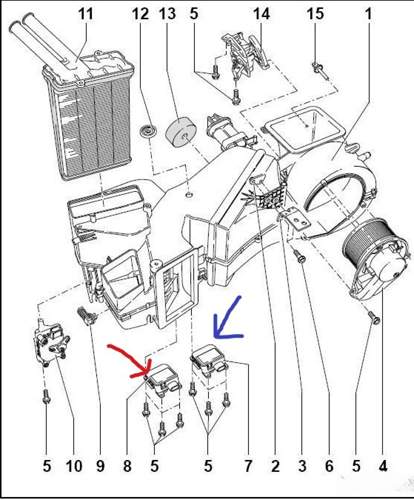 Stellmotor Temperaturklappe