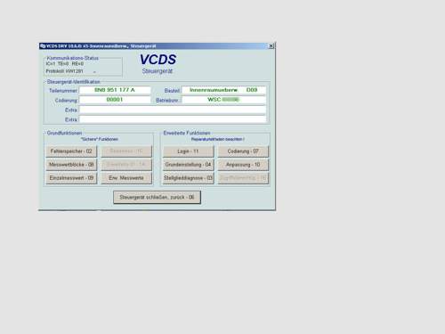 Eigendiagnose Start