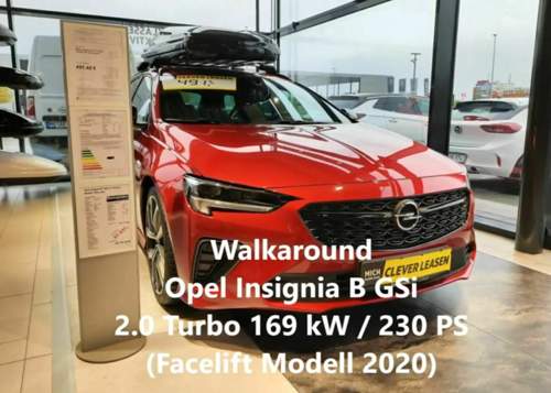 Insignia B GSi Facelift in Chili Rot