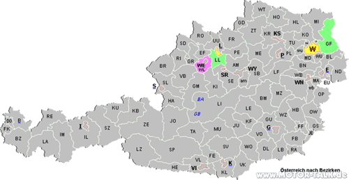 Bezirke-oesterreich