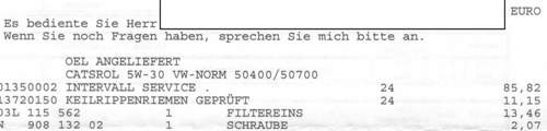 Oelwechsel