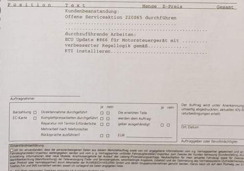 Rückrufaktion
