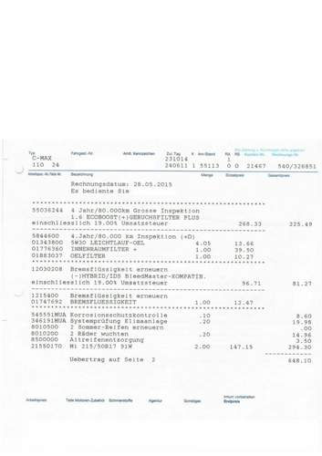 Rechnung 1