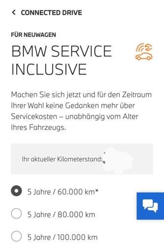 Service inclusive bmw nepp