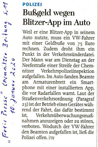 Bussgeld-blitzerapp