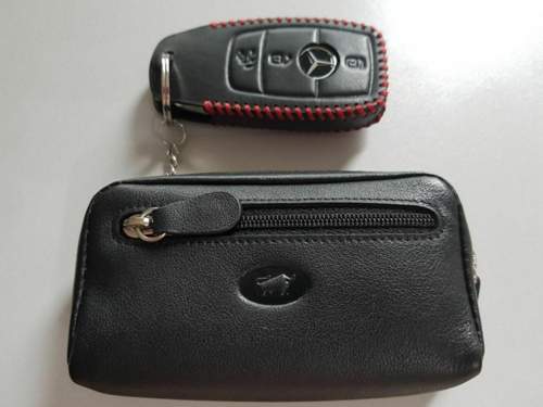 WOQUi Leder Autoschlüssel Hülle MB S213