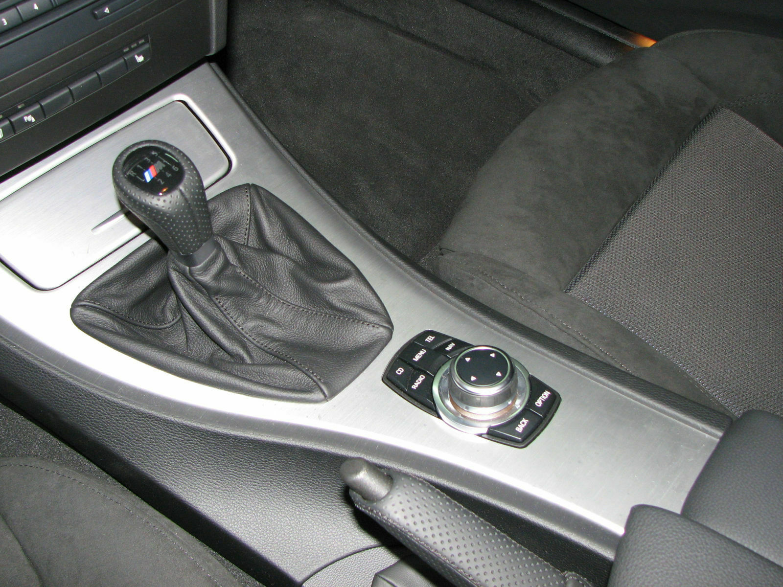 Interieurleisten glacier/ aluminium feinschliff - E90 M-Paket