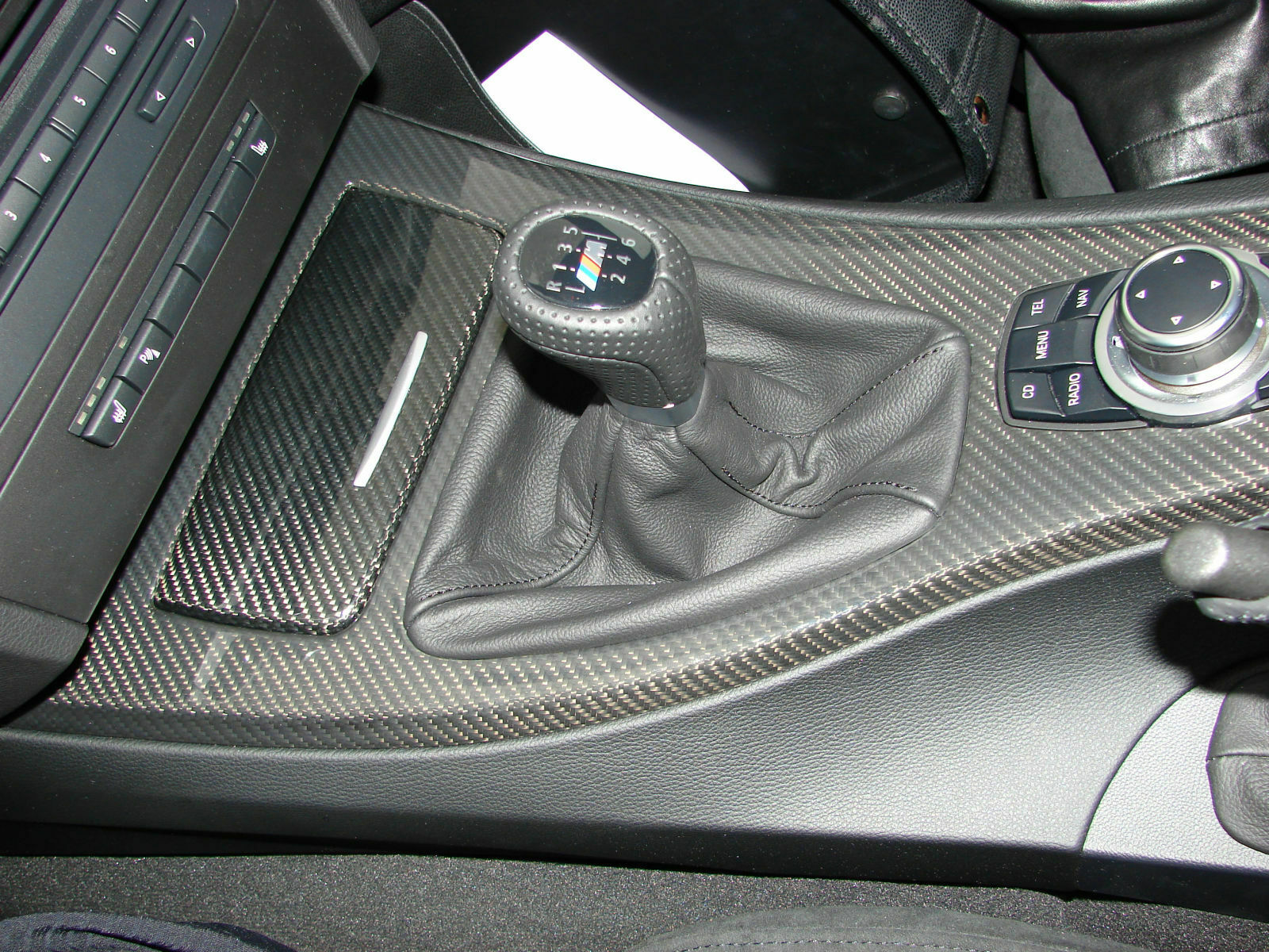 Interieurleisten glacier/ aluminium feinschliff - E90 M-Paket