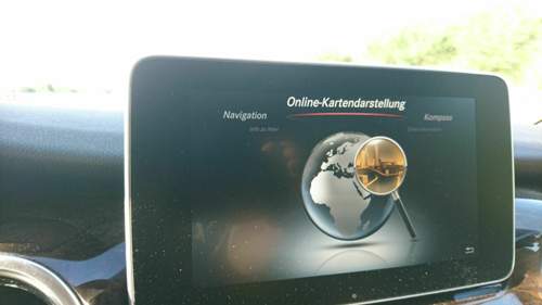Ehemalige Online-Kartendarstellung
