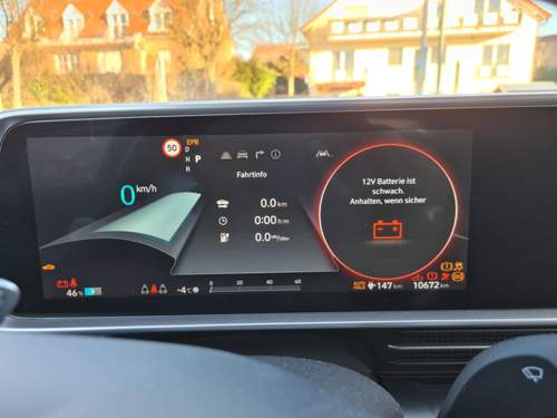 12V Batterie beim Start leer
