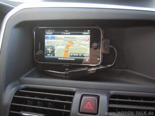 IPhone beim Navigieren