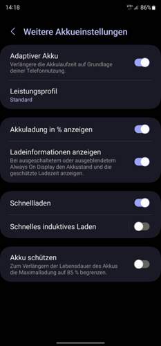 Einstellung