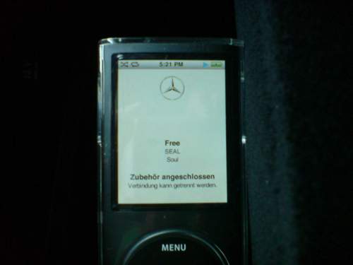 Dock: Anzeige IPod