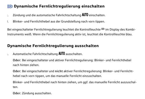 Anleitung T7 Dynamisches Fernlicht