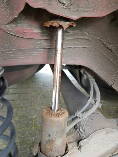 Heck Stoßdämpfer Astra H Rost