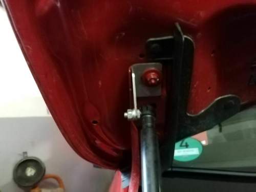 Halter Motorhaube