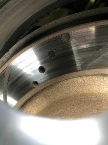 Bremsscheibe mit leichtem Restrost