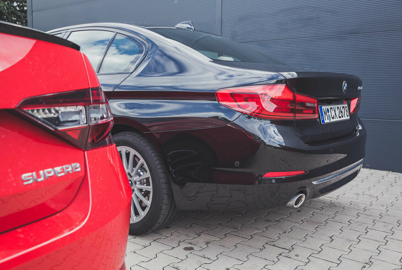 Test: BMW 520d (G30) und Skoda Superb (3V) im Vergleich