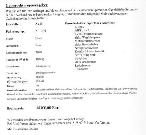 Angebot