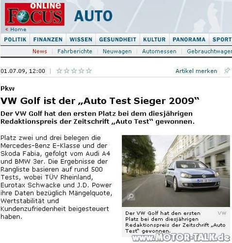 Golf-testsieger