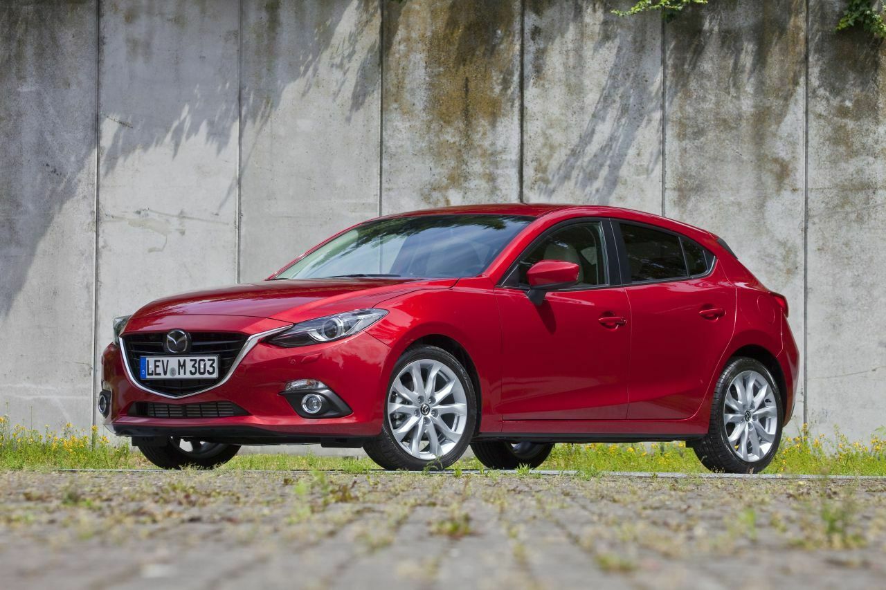 Mazdas neue Designlinie wurde auch beim Golf- und Astra-Konkurrenten konsequent durchgehalten