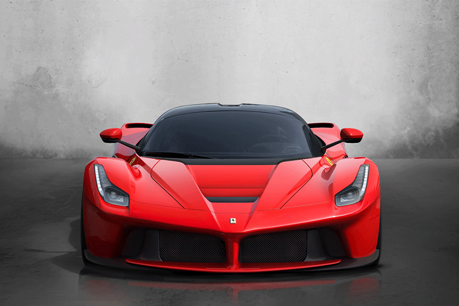 Ferrari zeigt den Enzo-Nachfolger. Der LaFerrari reiht sich in die Kette der roten Supersportler ein.