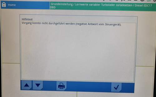 Anlernen Turbolader