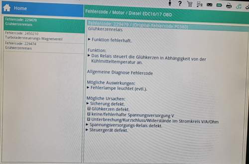 Fehlerspeicher