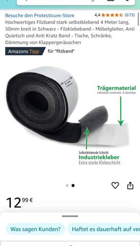 Filzklebeband