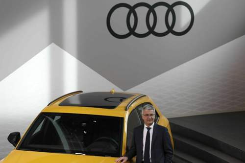 Audi-CEO Rupert Stadler im Vorfeld der Jahrespressekonferenz 2017