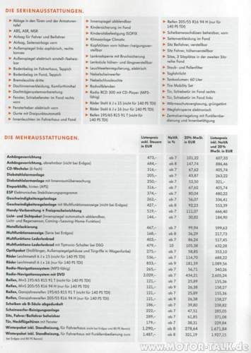 Caddy-life-family-serienausstattung