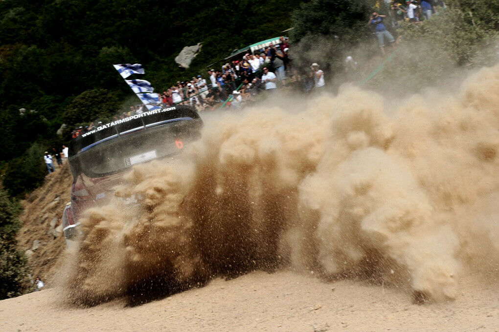 Rallye-Sport ist gefährlich, wie der Unfall bei der 54. Wartburg Rallye vor Augen führte. Das Foto wurde bei der Rallye Sardinien aufgenommen