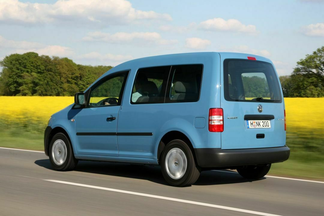 VW Caddy BiFuel Rückansicht