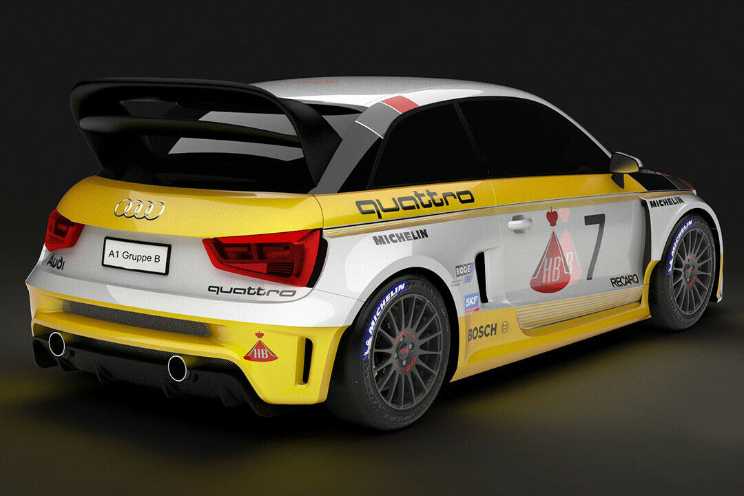 Dicke Backen, ein riesiger Spoiler und eine dezente Auspuffanlage: Der serienmäßige Audi S1 hat vier Endrohre