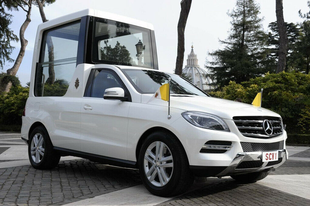 Mercedes verrät keine genauen Daten zu Motorisierung oder Panzerung des Papst-ML.
