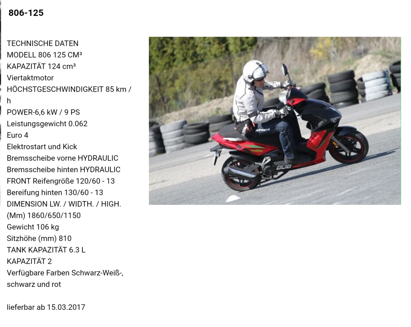 Junak 806 125ccm Tipps/ Erfahrung