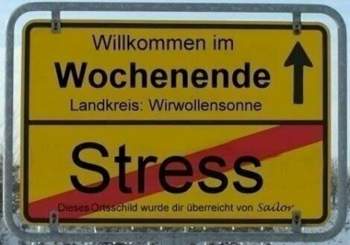 Wochenende, Sonne, Sand und no Stress!