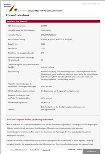 Rückruf