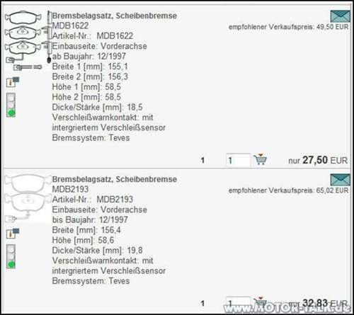Bremsbelag-va-renet