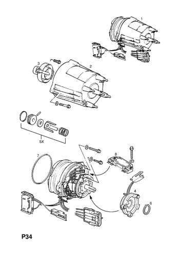 Zeichnung C16NZ Zündverteiler